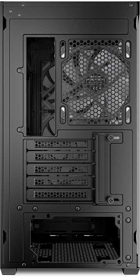 Sharkoon MK3 RGB, Tower tipo korpusas - juodas, grūdintas stiklas