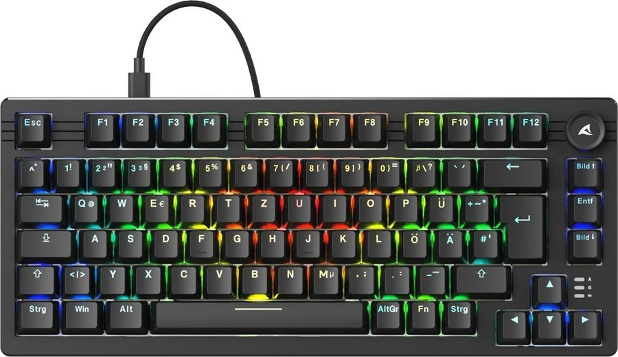 Sharkoon Klaviatūra žaidimams Skiller SGK25 juodas DE