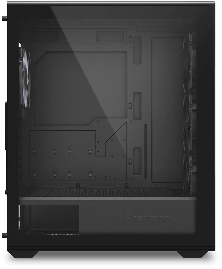 Sharkoon VK4 ARGB, Tower tipo korpusas - juodas, grūdintas stiklas