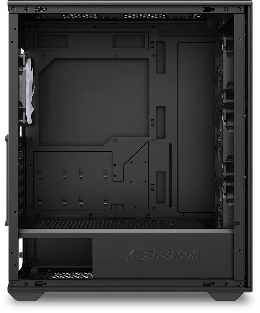 Sharkoon VK4 Rainbow ATX 1xGlas juodas
