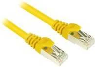 Sharkoon Patchkabel RJ45 Stecker > RJ45 Stecker CAT.6 S/FTP (gelb, 1,5 Meter)