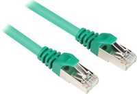 Sharkoon Patchkabel RJ45 Stecker > RJ45 Stecker CAT.6 S/FTP (grün, 1,5 Meter)