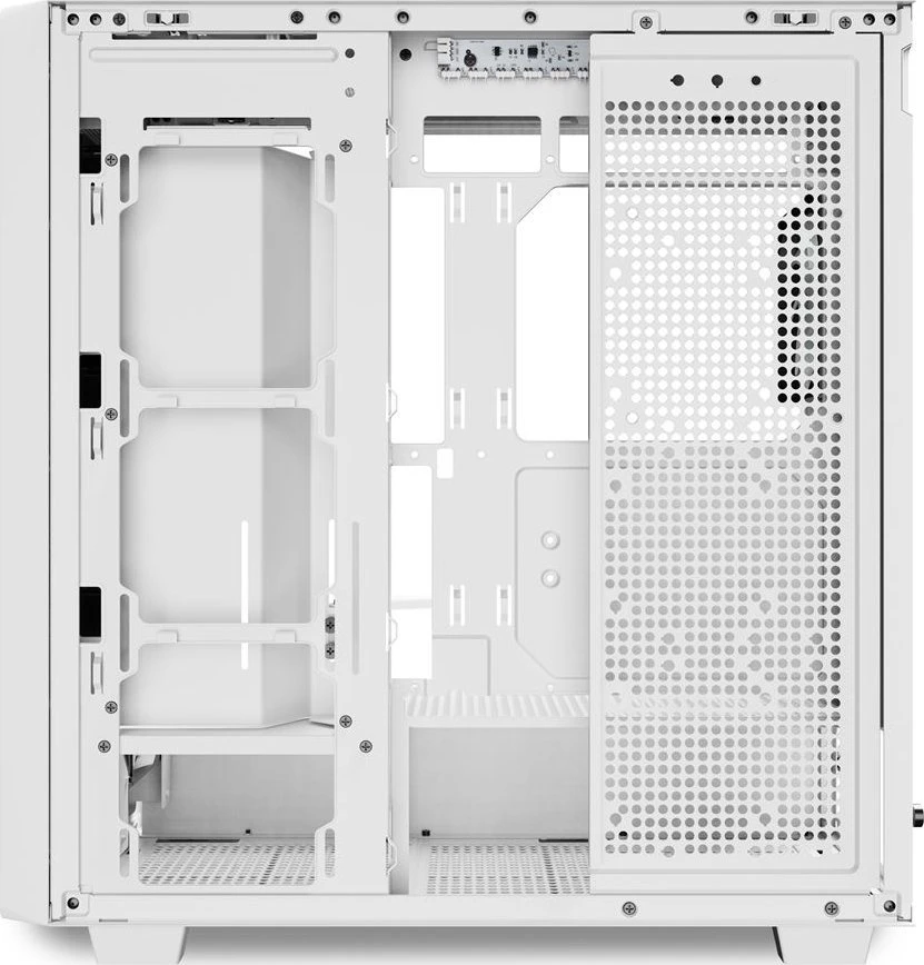 Sharkoon Rebel C70G RGB ATX 1xGlas Baltas