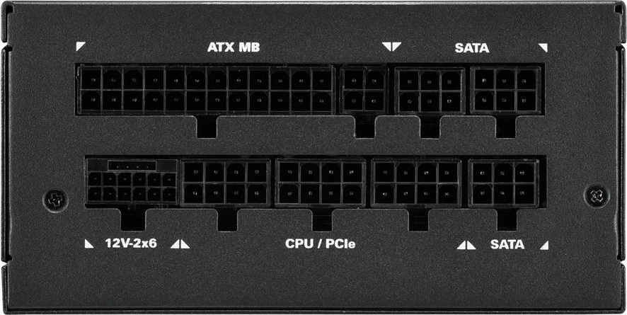 „Sharkoon Rebel P20 SFX 750W“, kompiuterio maitinimo šaltinis - juodas, 1x 12 kontaktų didelio galingumo jungtis, 2x PCIe, kabelių valdymas, 750 vatų