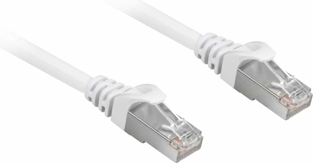 Sharkoon RJ-45/RJ-45 kat.6a S/FTP balta 5m