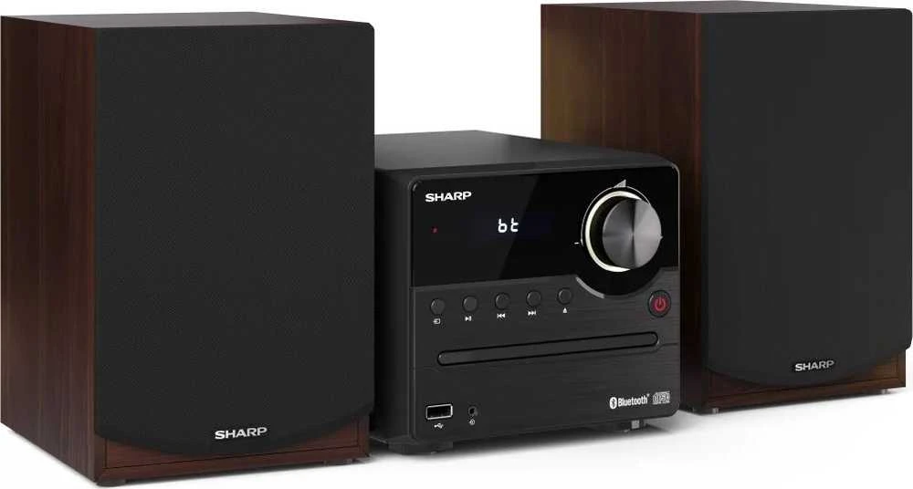 Muzikinis centras Sharp XL-B512(BR) Hi-Fi Micro System, CD/FM/USB/Bluetooth v5.0, 45W, ruda | Aštrus | Hi-Fi mikrosistema | XL-B512(BR) | Ruda | USB prievadas | AUX in | Bluetooth | CD grotuvas | FM radijas | Belaidė jungtis