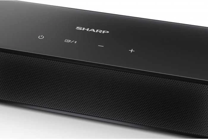 Namų kino sistema Sharp Compact 2.0 Soundbar | HT-SB121 | 120 W | Bluetooth | Belaidė jungtis | Juodas