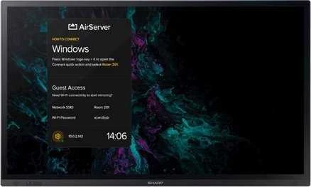 Monitorius Sharp PN-LA752 75 colių IWB UHD 500 – CD/M2 INGLASS TOUCH 20 TP SDM SL