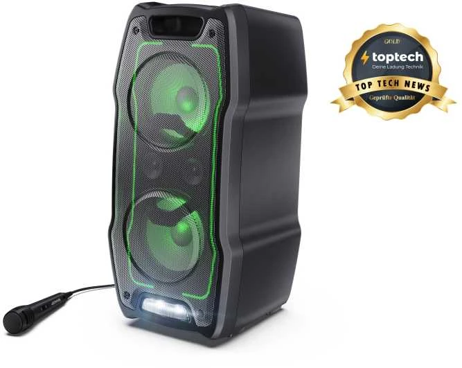 Muzikinis centras Sharp XParty® SING PS-931 nešiojama kolonėlė, Juoda