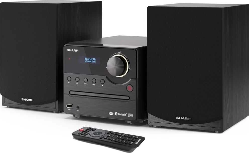 Muzikinis centras Sharp XL-B517D(BK) Hi-Fi Micro System, CD/FM/USB/Bluetooth v5.0, Aux-in, 45W, Juodas | Sharp | Hi-Fi Micro System | XL-B517D(BK) | Juodas | USB port | AUX in | Bluetooth | CD grotuvas | FM radio | Belaidė jungtis
