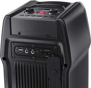 Muzikinis centras Sharp XParty® SING PS-931 nešiojama kolonėlė, Juoda