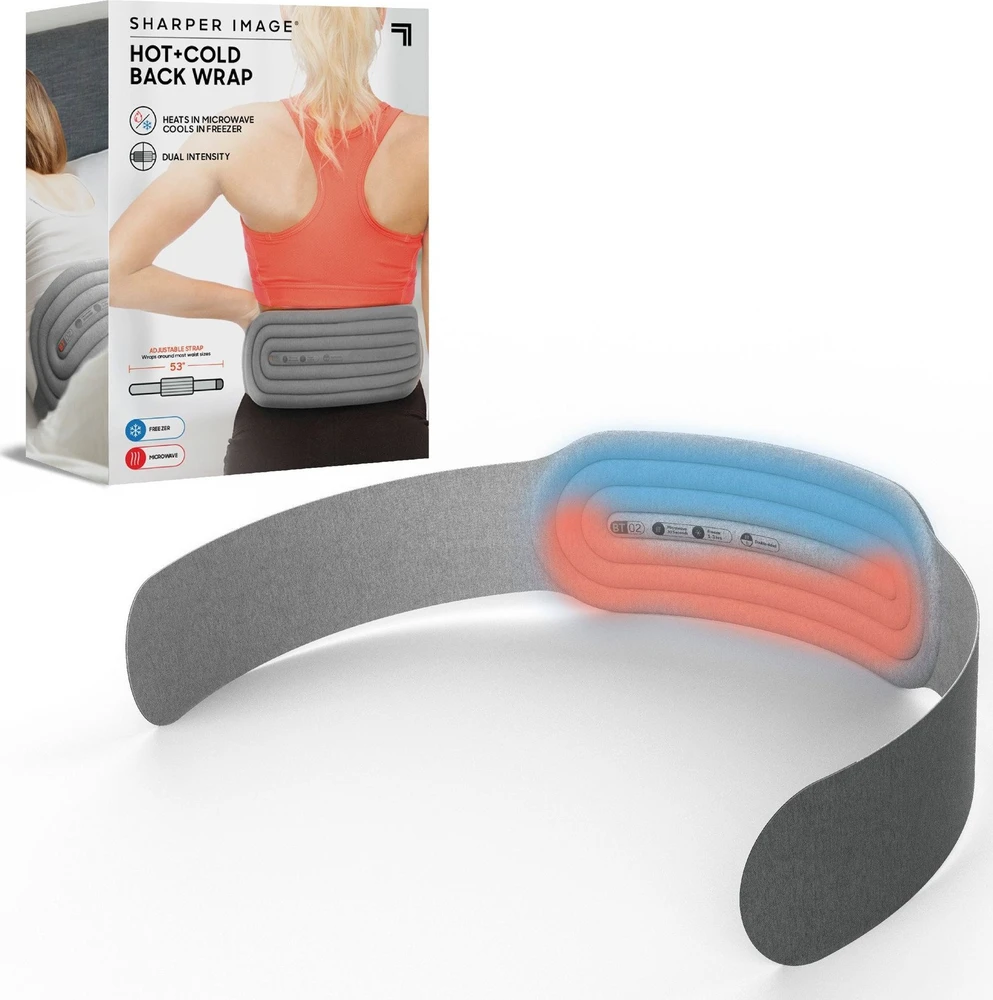 Sharper Image nugaros tvarstis su šilumos ir šalčio poveikiu