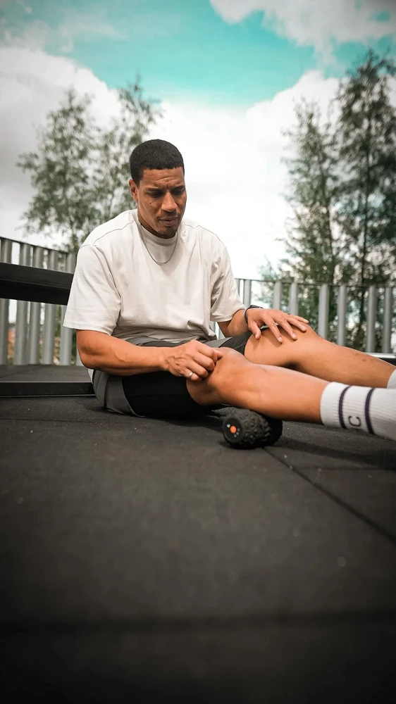 Sharper Image „Fit Roller“ su vibracija