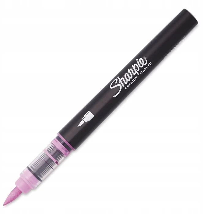 Sharpie Rose Rožinė (rožinės spalvos) akrilinis žymeklis su teptuko galiuku, 1 vnt. - 2218067