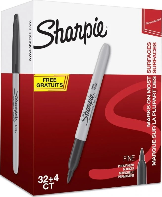 Sharpie smulkūs juodi žymekliai (36 vnt.) - 2025040