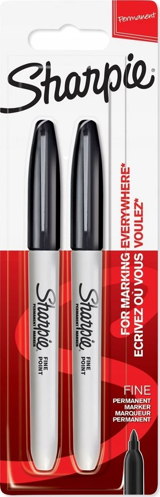 Sharpie Markeriai Fine juodi 2 vnt. - 1985860