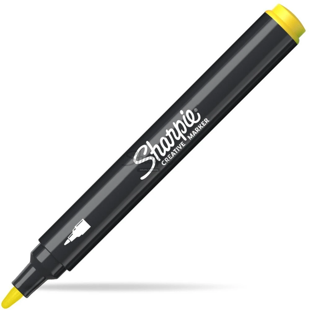 Akrilinis žymeklis Sharpie geltonas (geltonas), 1 vnt. - 2218063