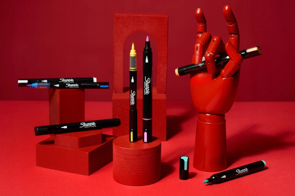 Sharpie kūrybinių akrilinių žymeklių rinkinys 12 spalvų - 2201070