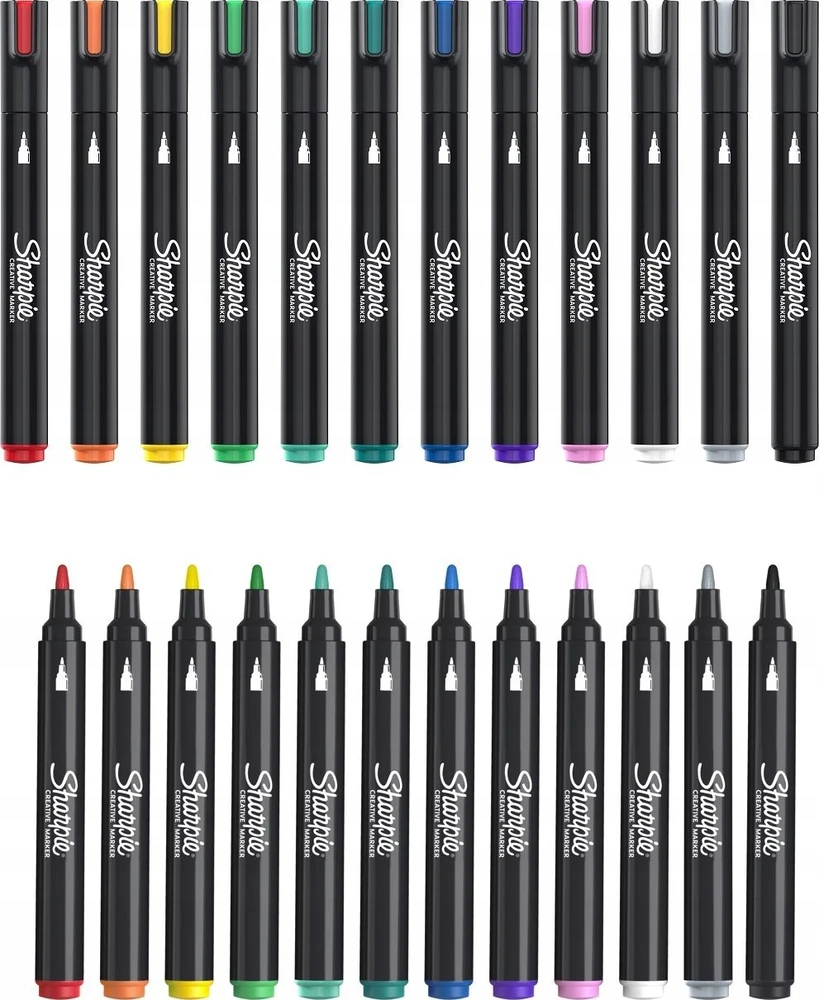 Sharpie kūrybinių akrilinių žymeklių rinkinys 12 spalvų - 2201070