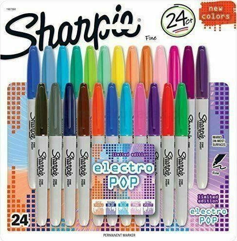 Markerių rinkinys Sharpie Fine Electro Pop 24 spalvos - 1940862
