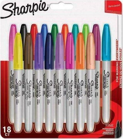 Sharpie Markeriai Fine 18 vnt. - 1996112
