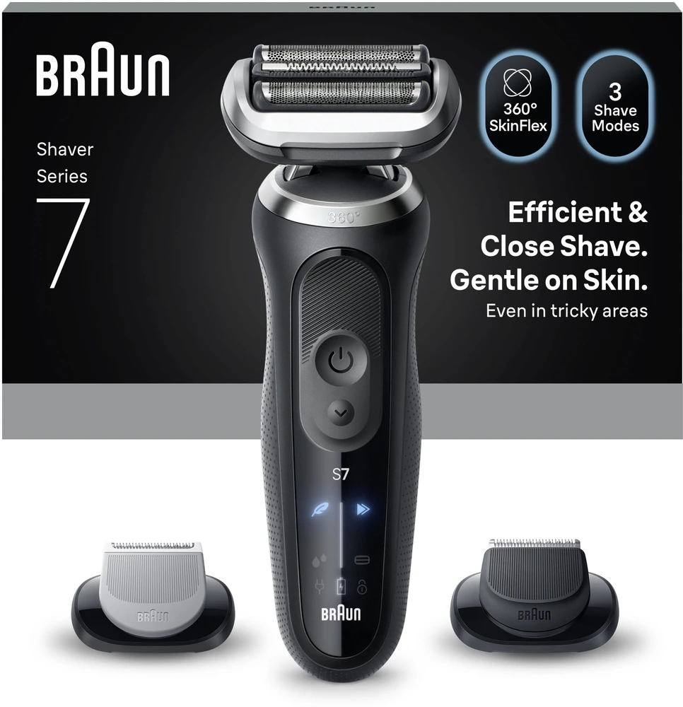 Barzdaskutė Braun Series 7 72-N1620s, juoda