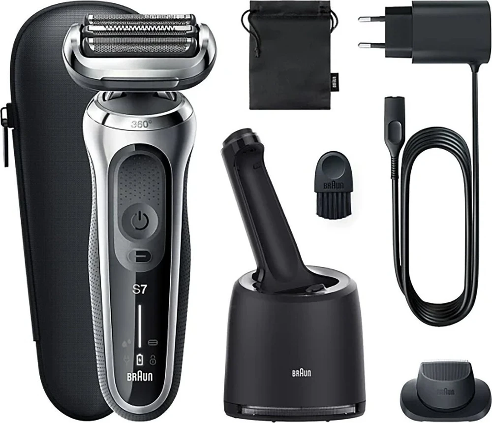 Braun 71-S7200cc barzdaskutė Series 7 360° Flex, AutoSence
