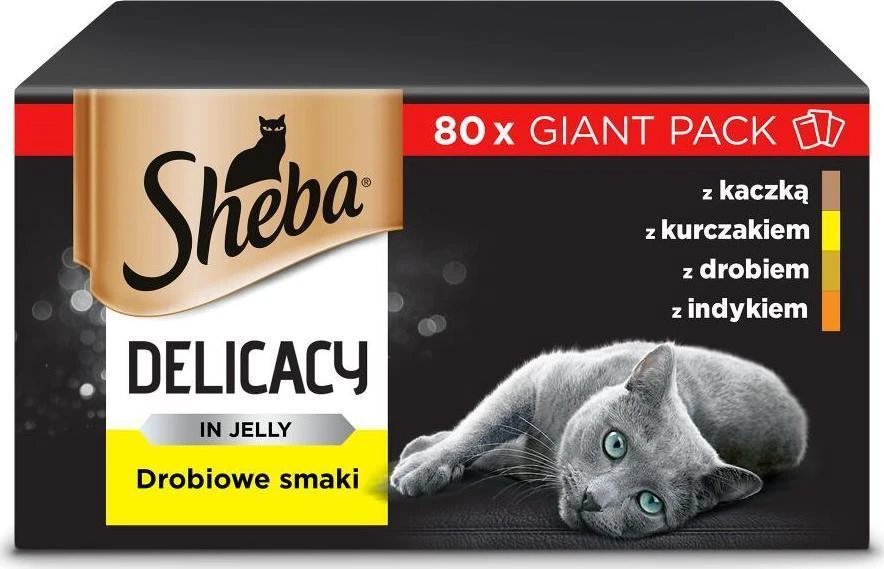 Drėgnas Kačių Maistas - Sheba Paukštienos Skonio Želė