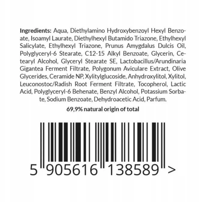 Shecell Clochee „Simply Nature Filler“ drėkinamasis dieninis kremas nuo raukšlių SPF50 50 ml