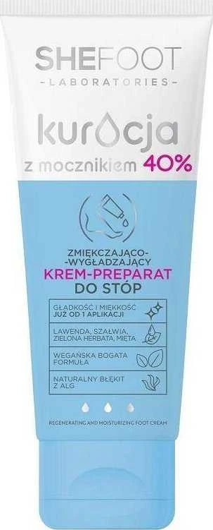 SHEFOOT Karbamido gydymas Pėdų kremas