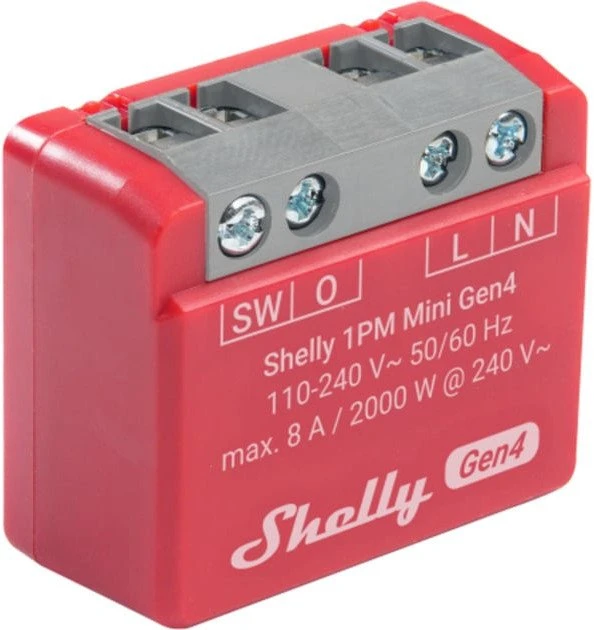 2 „Shelly 1PM Mini Gen4“ „Zigbee“ / „Matter“ valdiklių rinkinys