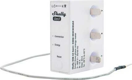 Shelly 3EM-63T Gen3 elektros sąnaudų skaitiklis