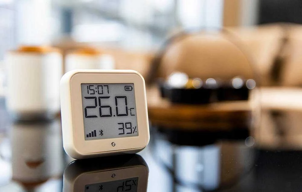 Shelly H&T GEN3 Wifi temperatūros ir drėgmės sensorius MOCHA