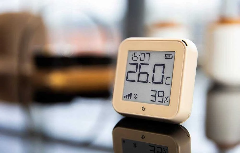 Shelly H&T GEN3 Wifi temperatūros ir drėgmės sensorius MOCHA