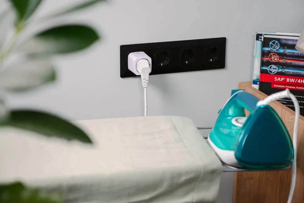 Shelly Plug M Gen3 - 4 vnt. išmanių Wi-Fi Matter kištukinių lizdų su galios matavimu (baltas)