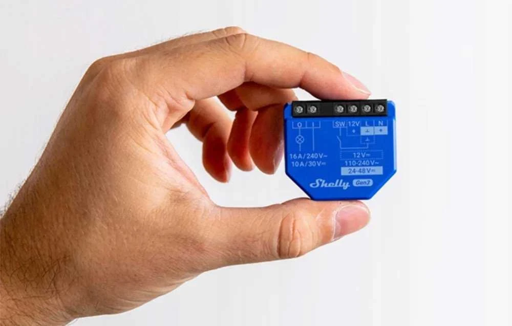 „Shelly 1 Gen3“ su „WiFi“ / „Bluetooth“ (4 vnt.)
