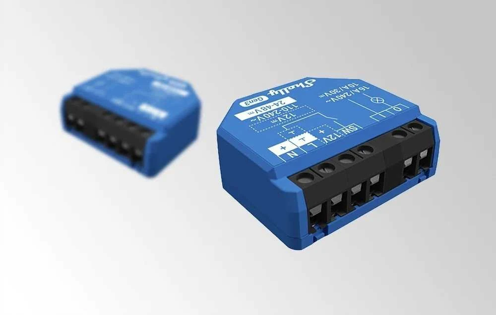 „Shelly 1 Gen3“ su „WiFi“ / „Bluetooth“ (4 vnt.)
