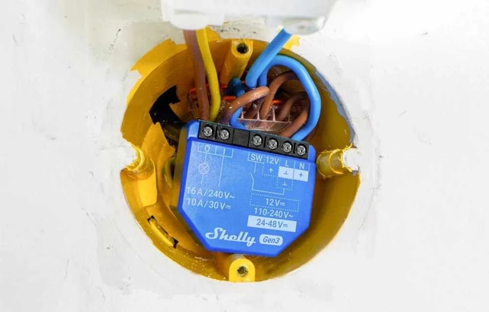 „Shelly 1 Gen3“ su „WiFi“ / „Bluetooth“ (4 vnt.)