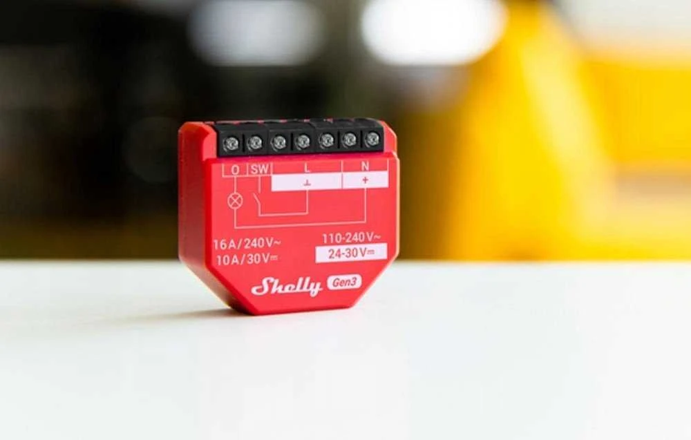 „Shelly 1PM Gen3“ belaidis internetas / „Bluetooth“