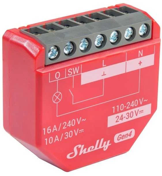 Shelly 1PM Gen4 4 vnt. pakuotė