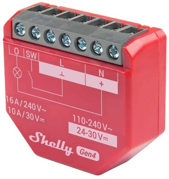 Shelly 1PM Gen4 4 vnt. pakuotė