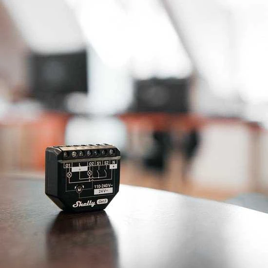 Shelly Group 2 kanalų Wi-Fi relė su galios matavimu ir valdymu Shelly 2PM Gen3 x2