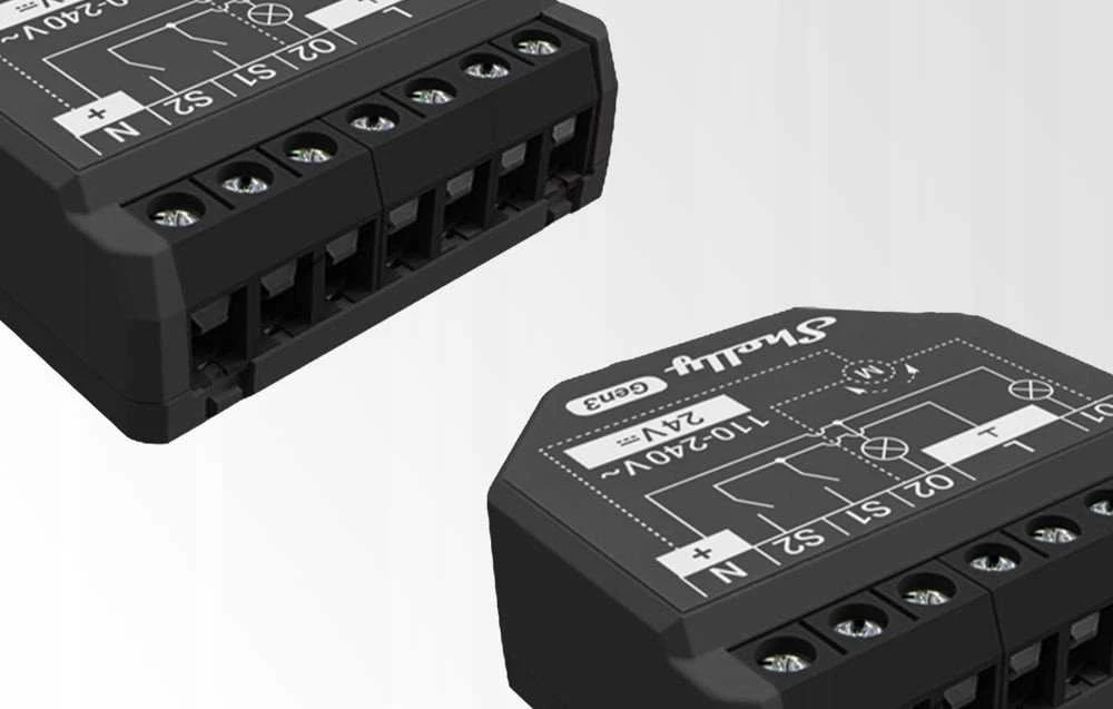 „Shelly 2PM Gen3“ „WiFi“ / „Bluetooth“ (4 vnt.)