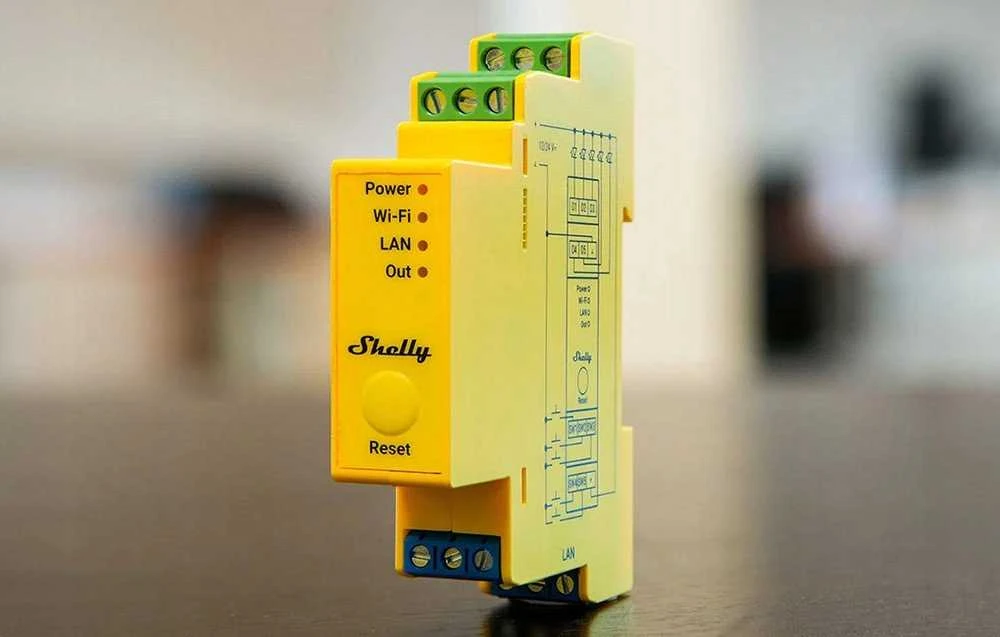 Shelly Pro RGBWW PM LED valdymo modulis (LAN, WiFi, Bluetooth)