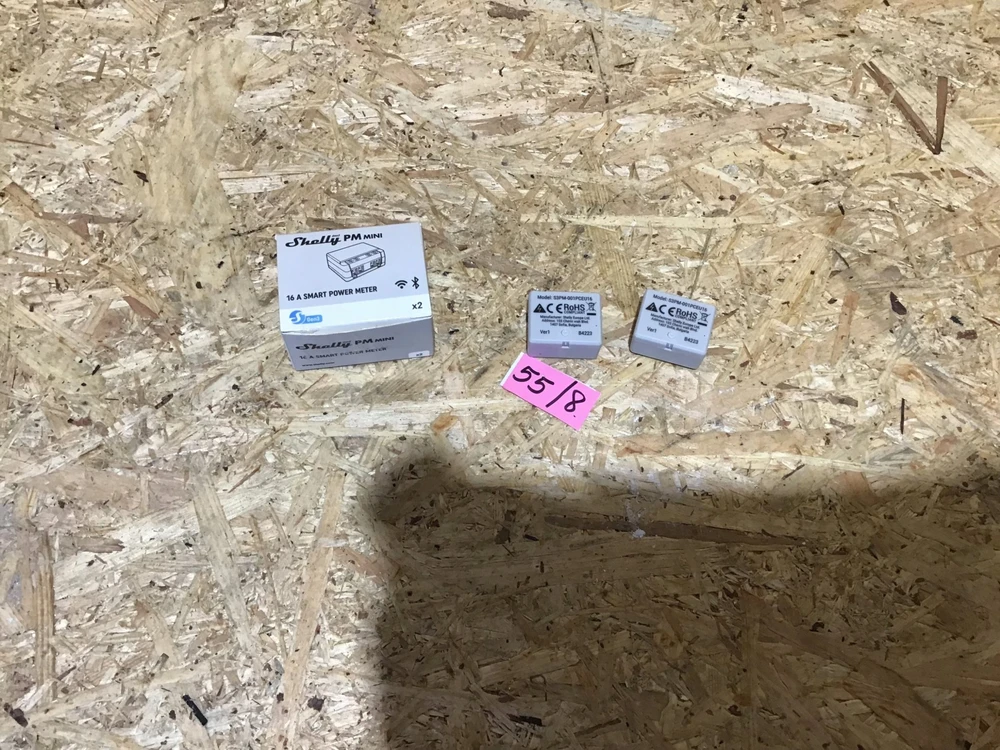 2 Shelly PM Mini Gen3 valdiklių rinkinys