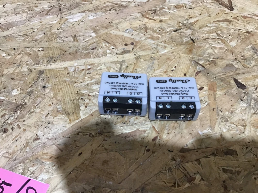 2 Shelly PM Mini Gen3 valdiklių rinkinys