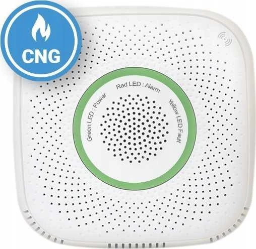 Shelly Gas CNG Wi-Fi valdomas išmanusis dujų jutiklis su garso ir šviesos signalu