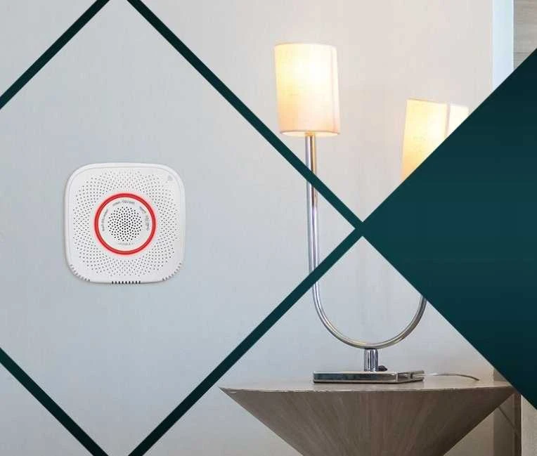 Shelly Gas CNG Wi-Fi valdomas išmanusis dujų jutiklis su garso ir šviesos signalu