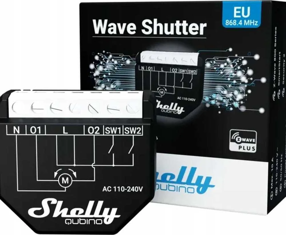 „Shelly Qubino Wave Shutter“.