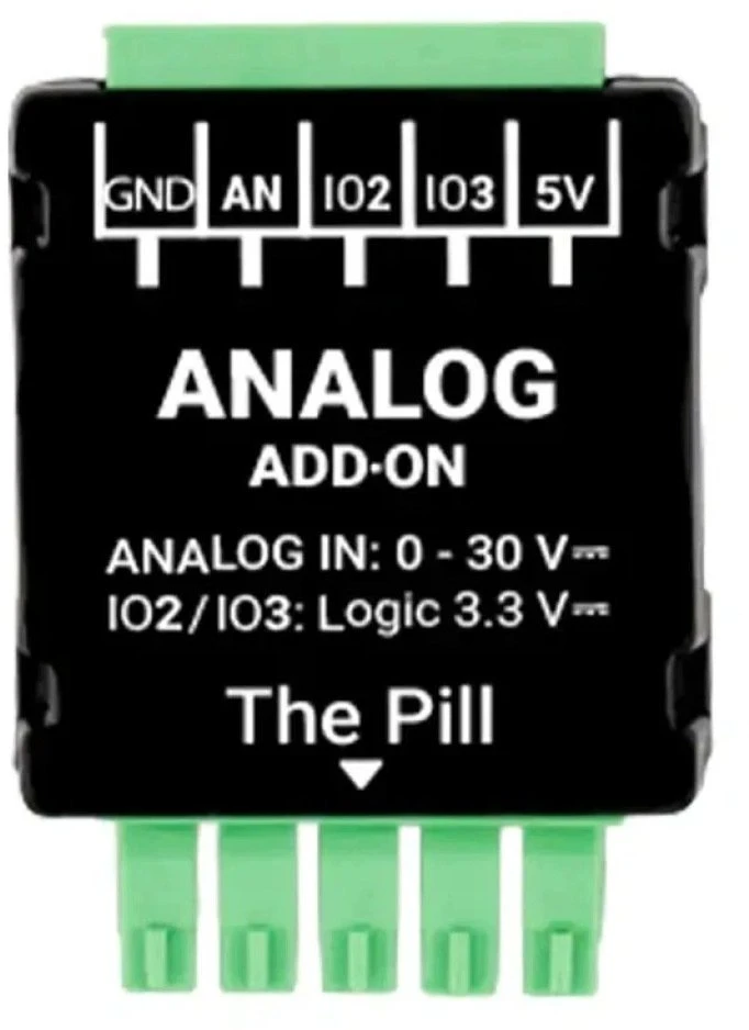 Shelly Analog 0-30V Add-on analoginių įėjimų modulis